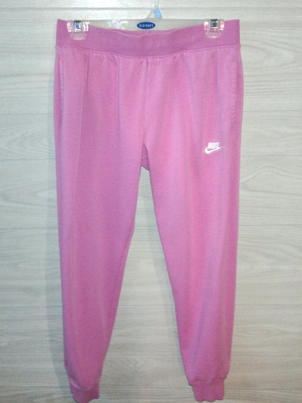 Nike Sweatpants Boys Girls Youth Sz XL Pink Track Performance Activewear Joggers